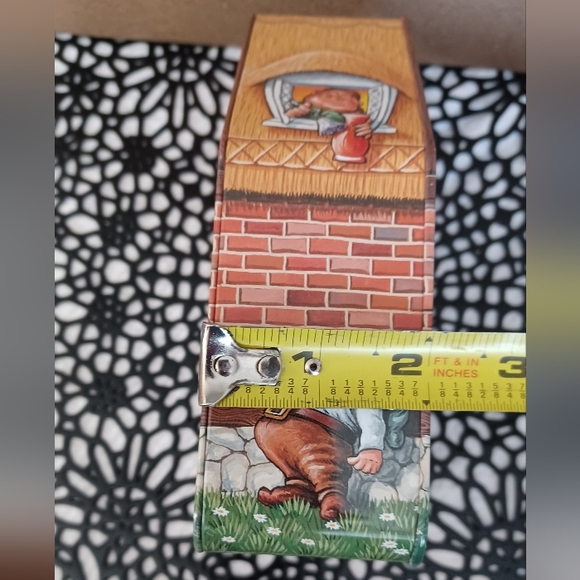 VINTAGE 1996 TIN FROM SILVER CRANE COMPANY ENGLAND PLAYS "IT'S A SMALL WORLD" - Picture 8 of 12